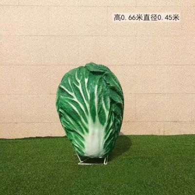 绿色白菜雕塑制作厂家